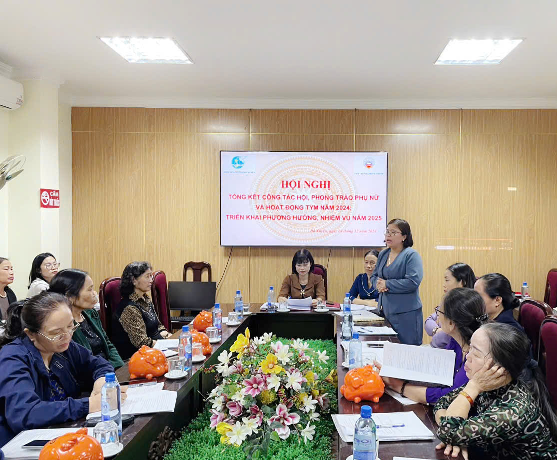 Tổng kết phòng trào phụ nữ và công tác Hội năm 2024
